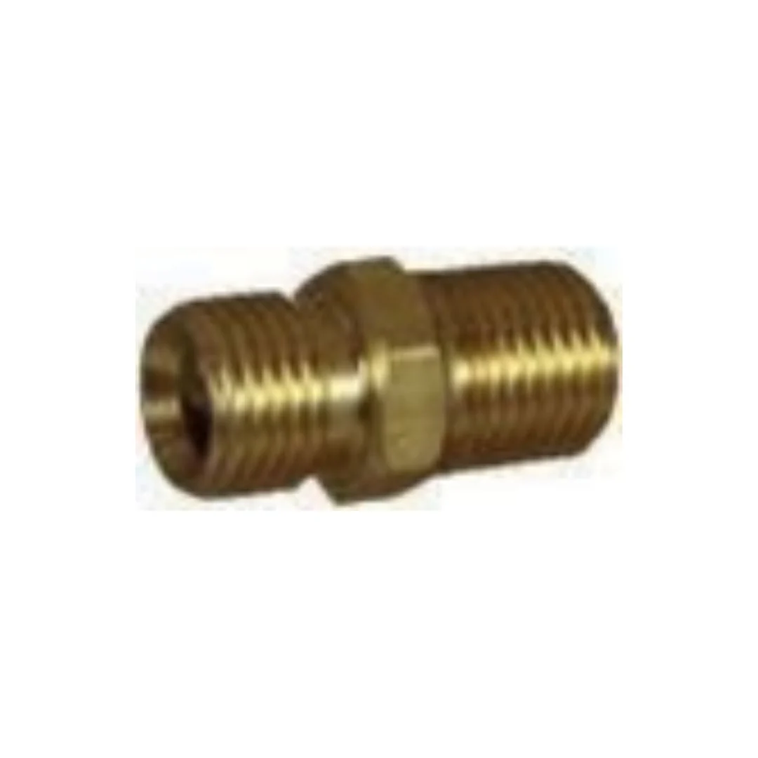 1/4 BSP Seated Male x 1/4 BSP Tapered Male Nipple