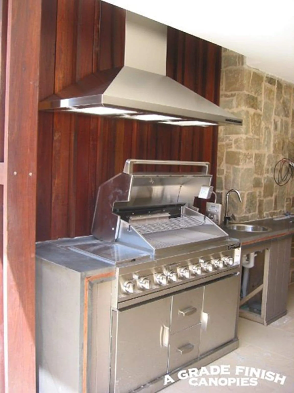 A Grade Finish Canopies 1500 Professional Outdoor BBQ Rangehood - Image 6