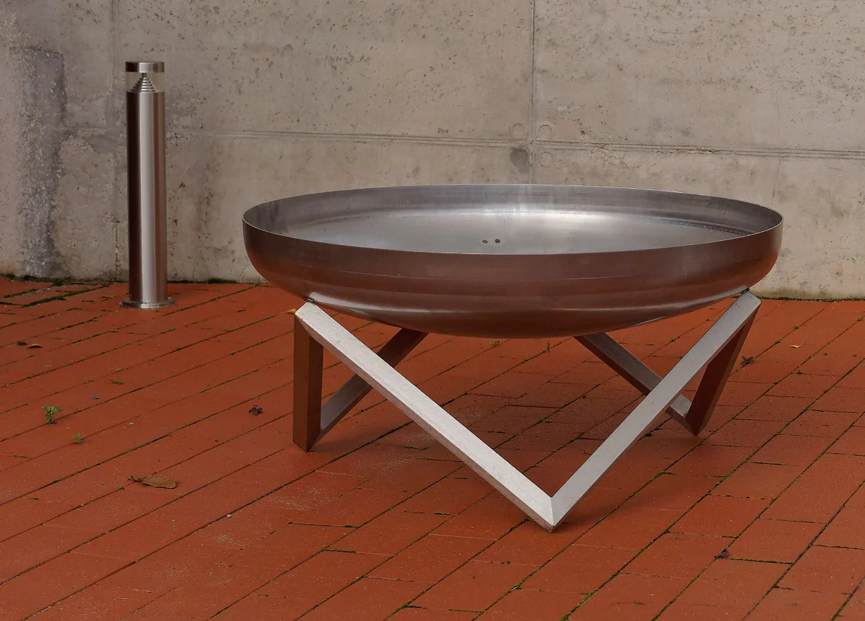 Alfred Riess Darvaza Stainless Steel Fire Pit - Large - Image 2