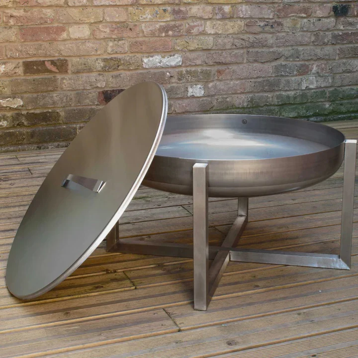 Alfred Riess Fire Pit Cover - Large Stainless - Image 3