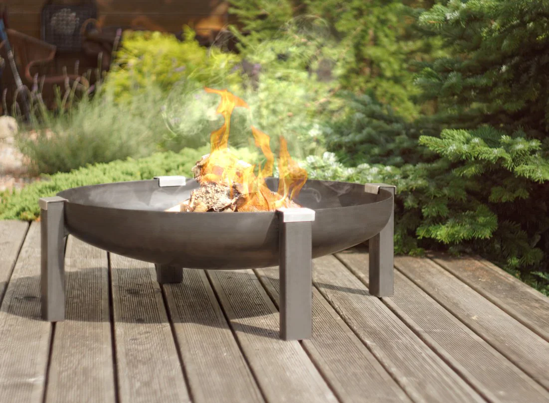 Alfred Riess Gunnuhver Steel Fire Pit - Large - Image 3