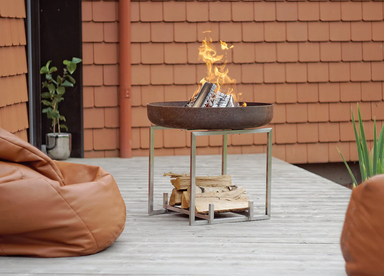 Alfred Riess Hekla Steel Fire Pit - Medium - Image 5