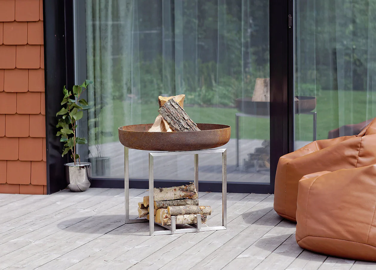 Alfred Riess Hekla Steel Fire Pit - Medium - Image 6