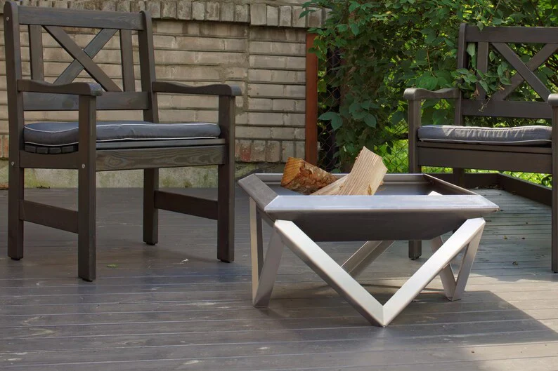 Alfred Riess Kubas Steel Fire Pit - Medium - Image 3