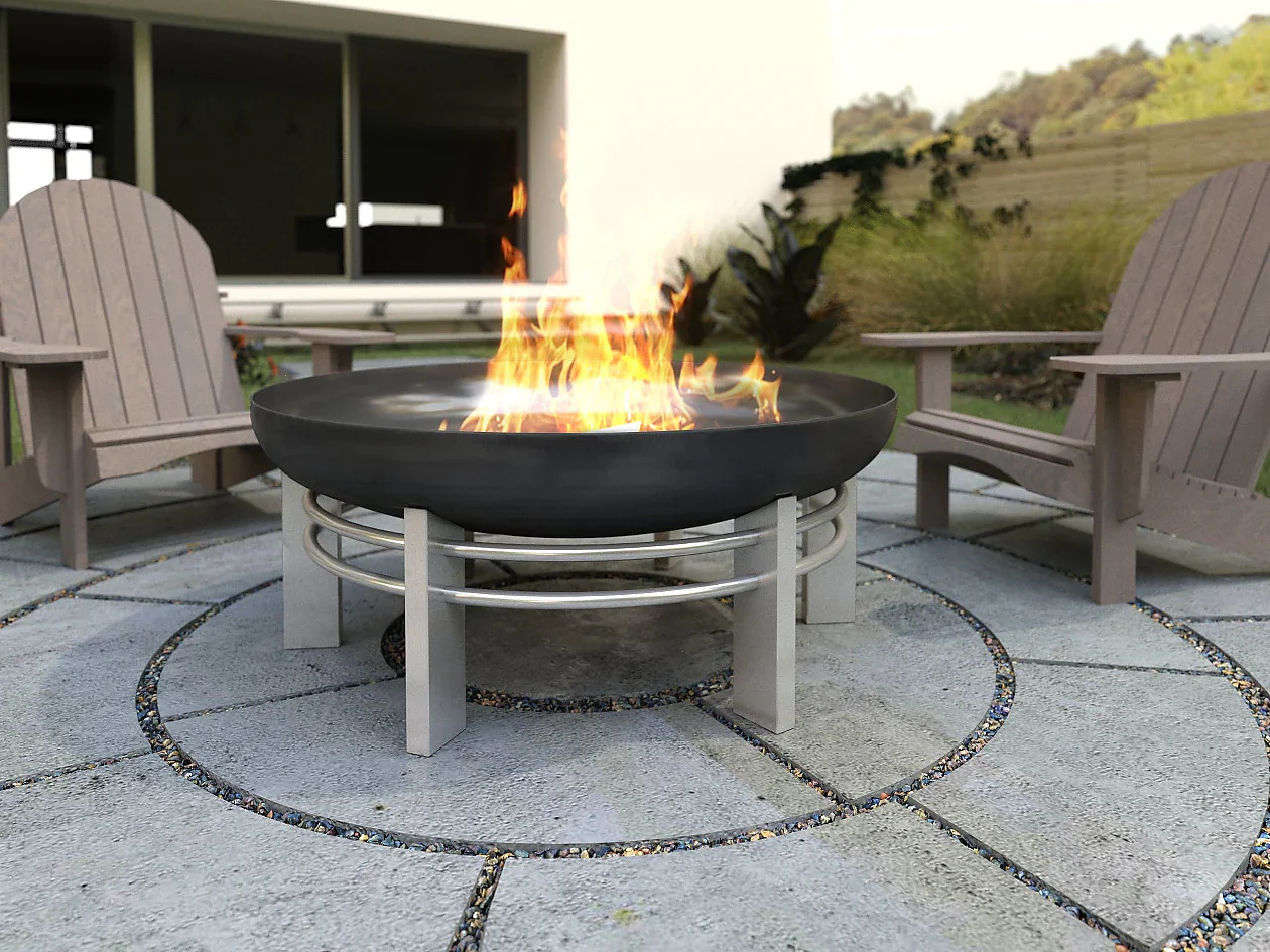Alfred Riess Námafjall Steel Fire Pit - Large - Image 4