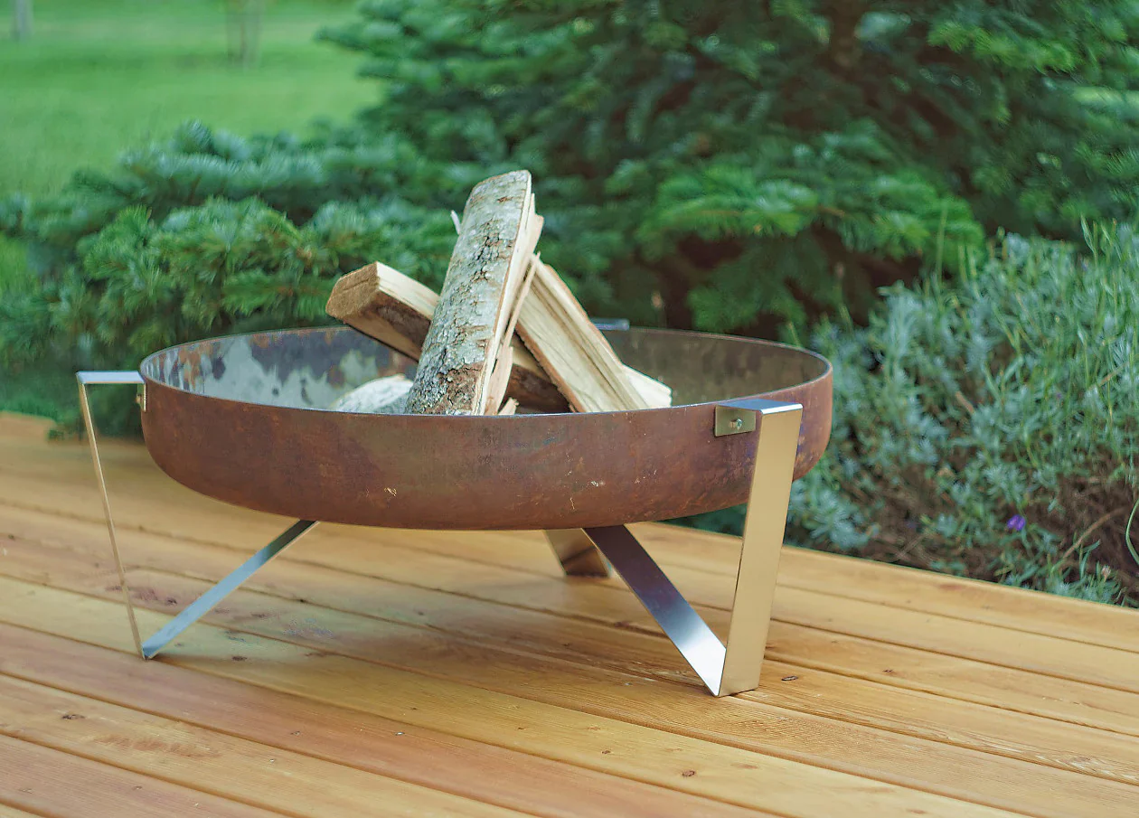 Alfred Riess Tashkooh Steel Fire Pit - Medium - Image 4