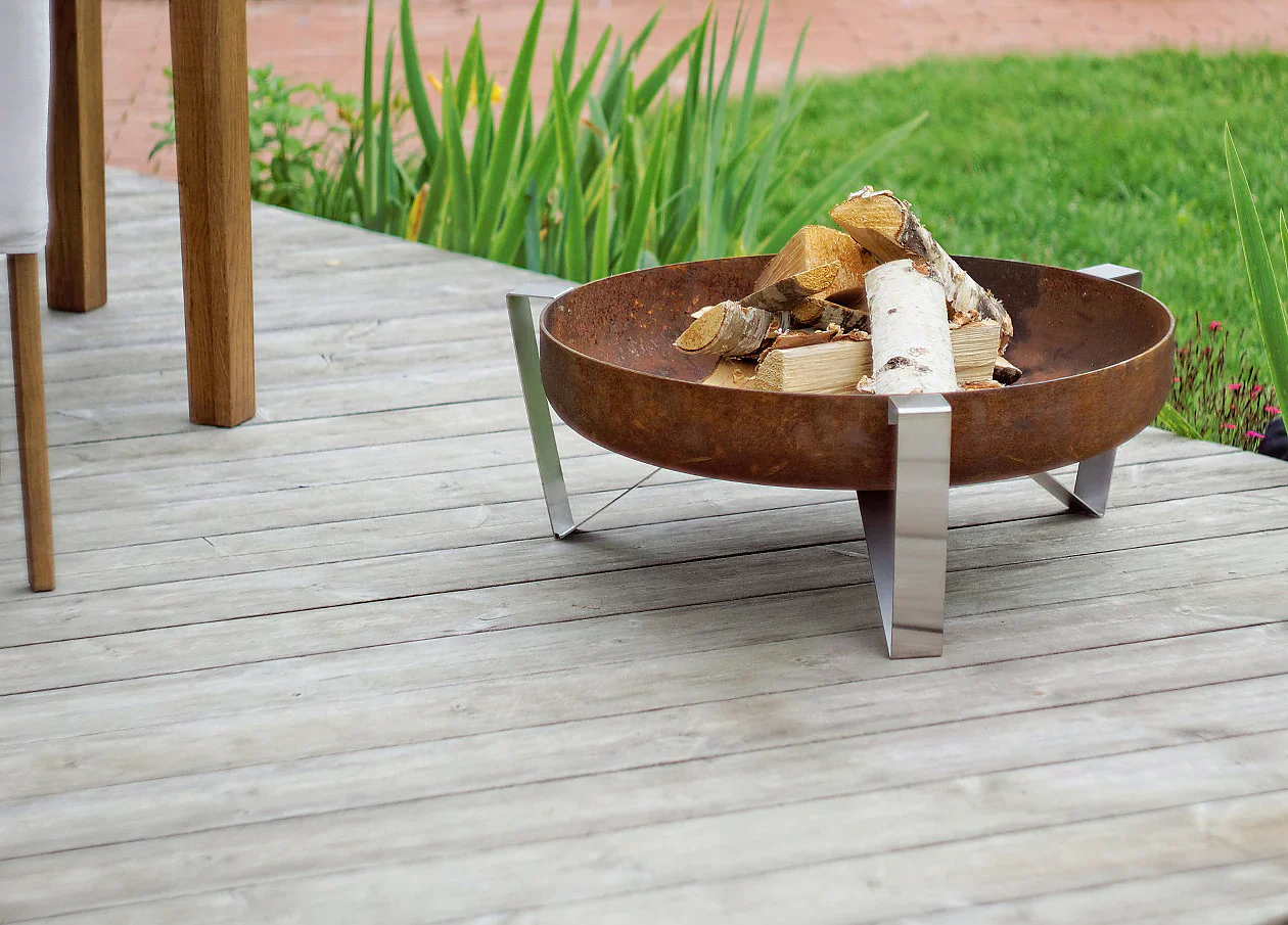 Alfred Riess Tashkooh Steel Fire Pit - Medium - Image 5