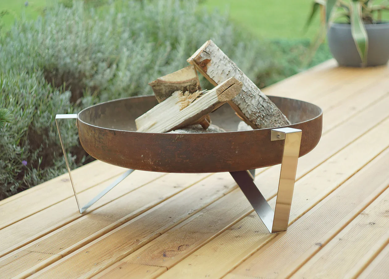 Alfred Riess Tashkooh Steel Fire Pit - Medium - Image 6