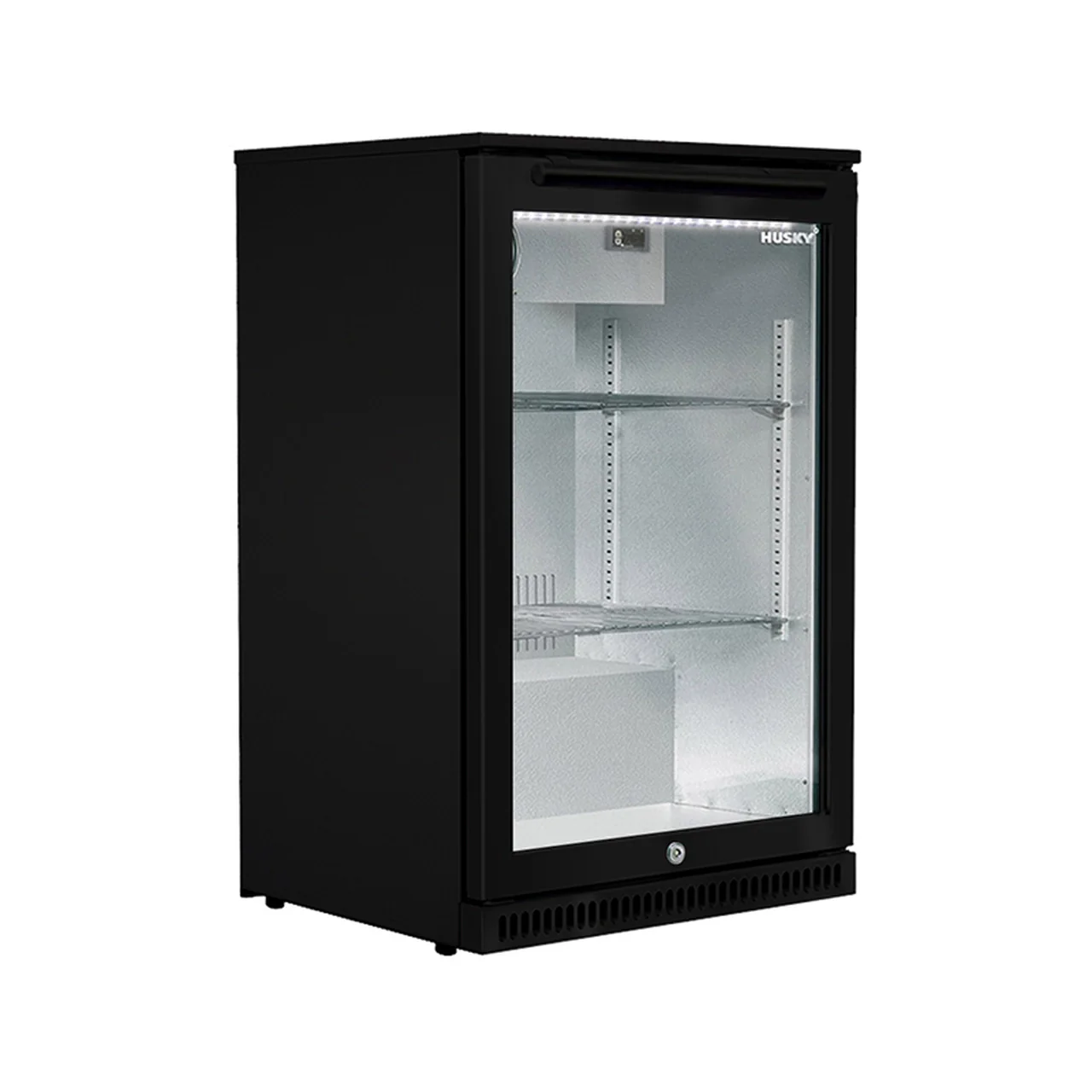 Husky 113 Litre Black Alfresco Single Back Bar Fridge - ALF-C1-BLK-840