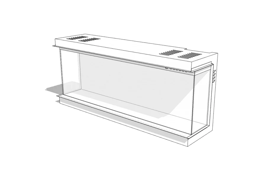 Ambe 49 Inch Multi Electric Fireplace - Image 5