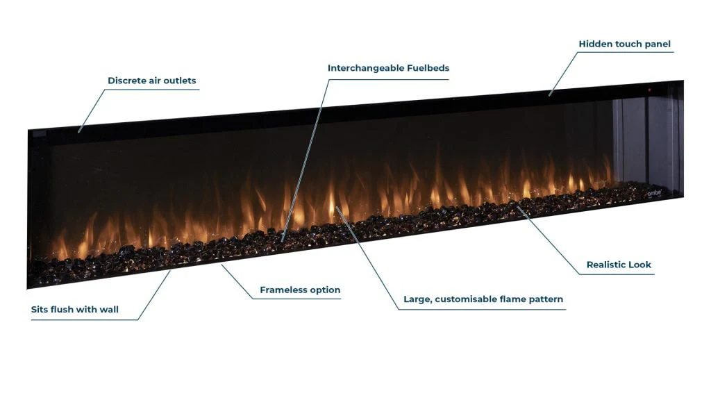Ambe Linear Deep 72 Electric Fireplace - Image 5