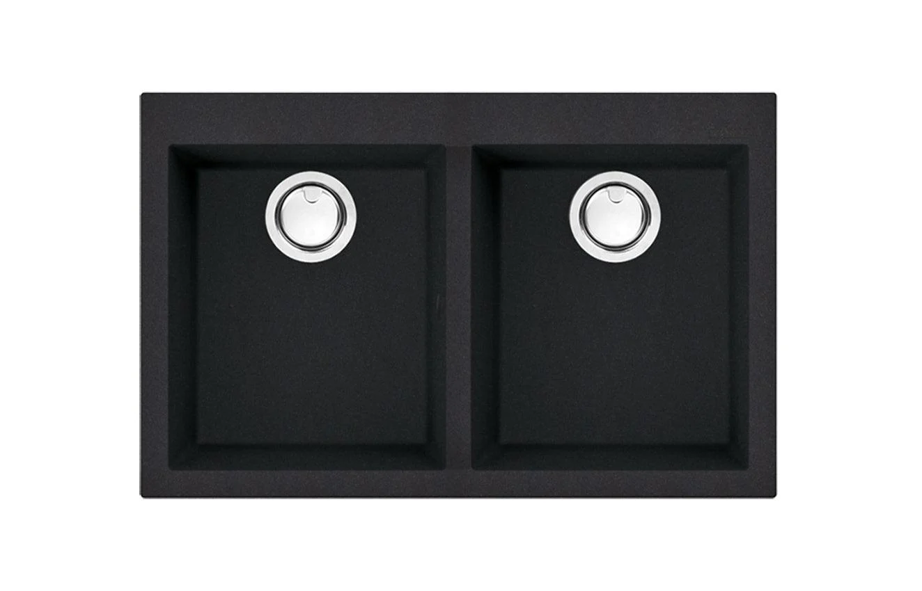 Artusi Black Granitek Sink 79cm x 50cm
