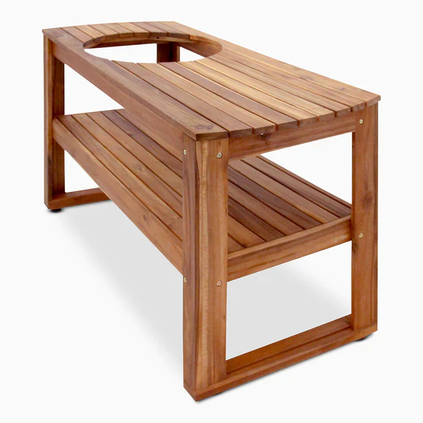 Big Green Egg Large Acacia Table Bundle - Image 3