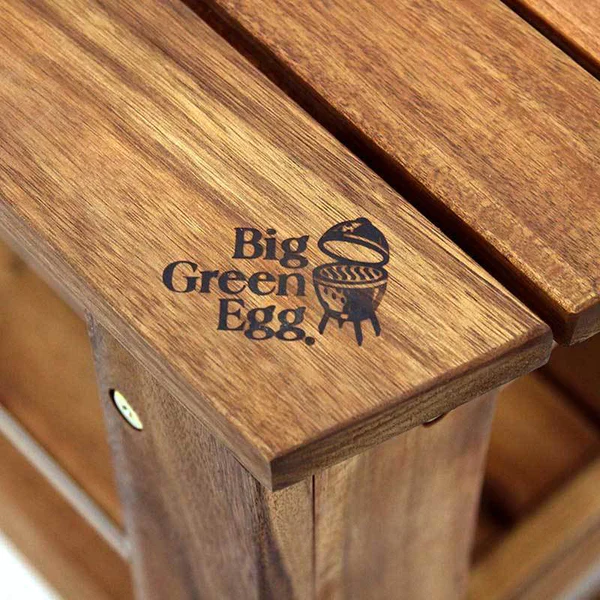Big Green Egg Large Acacia Table Bundle - Image 4