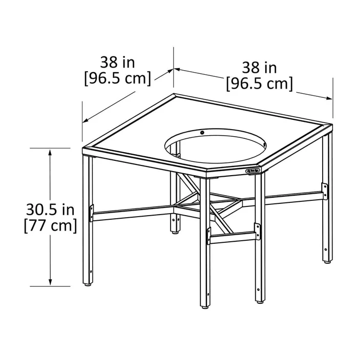 Big Green Egg Large Mod Nest Corner + Exp + Cabinet Package - Image 6