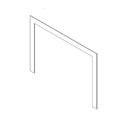 Blaze 520 Fascia 3 Sided 50mm