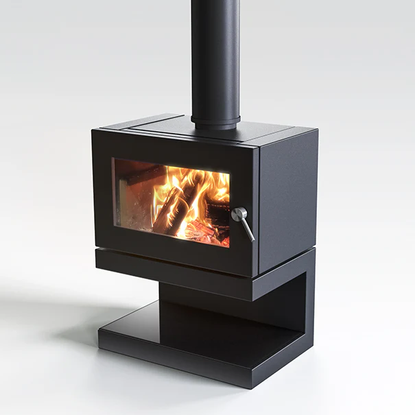 Blaze 600 Wood Heater with Cantilever Base - Image 3