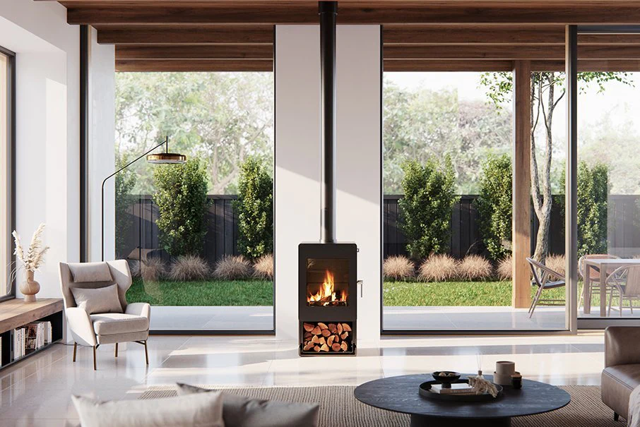Blaze B400 Woodstacker Portrait Fireplace - Image 3
