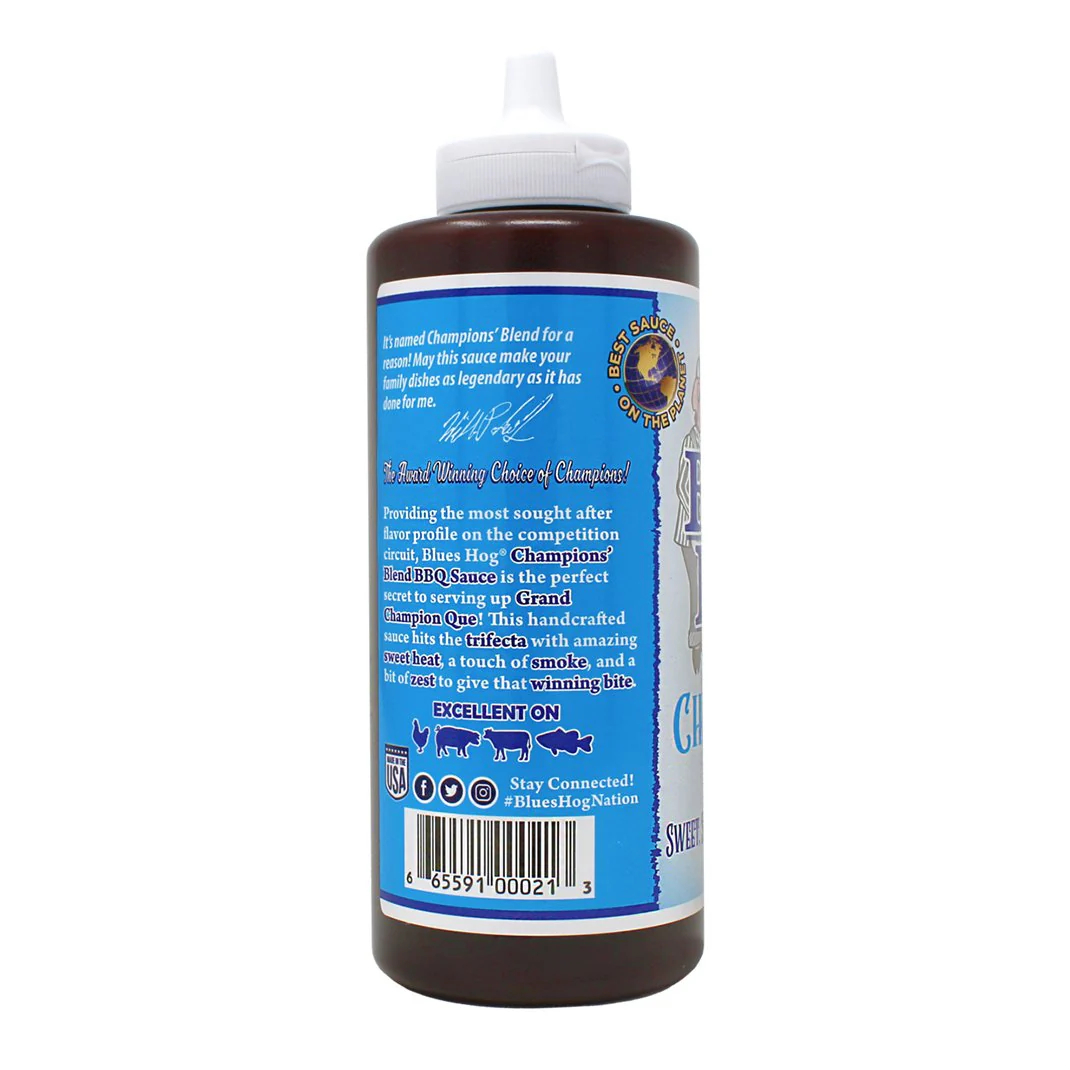 Blues Hog Champions Blend BBQ Sauce Squeeze Bottle - Image 3
