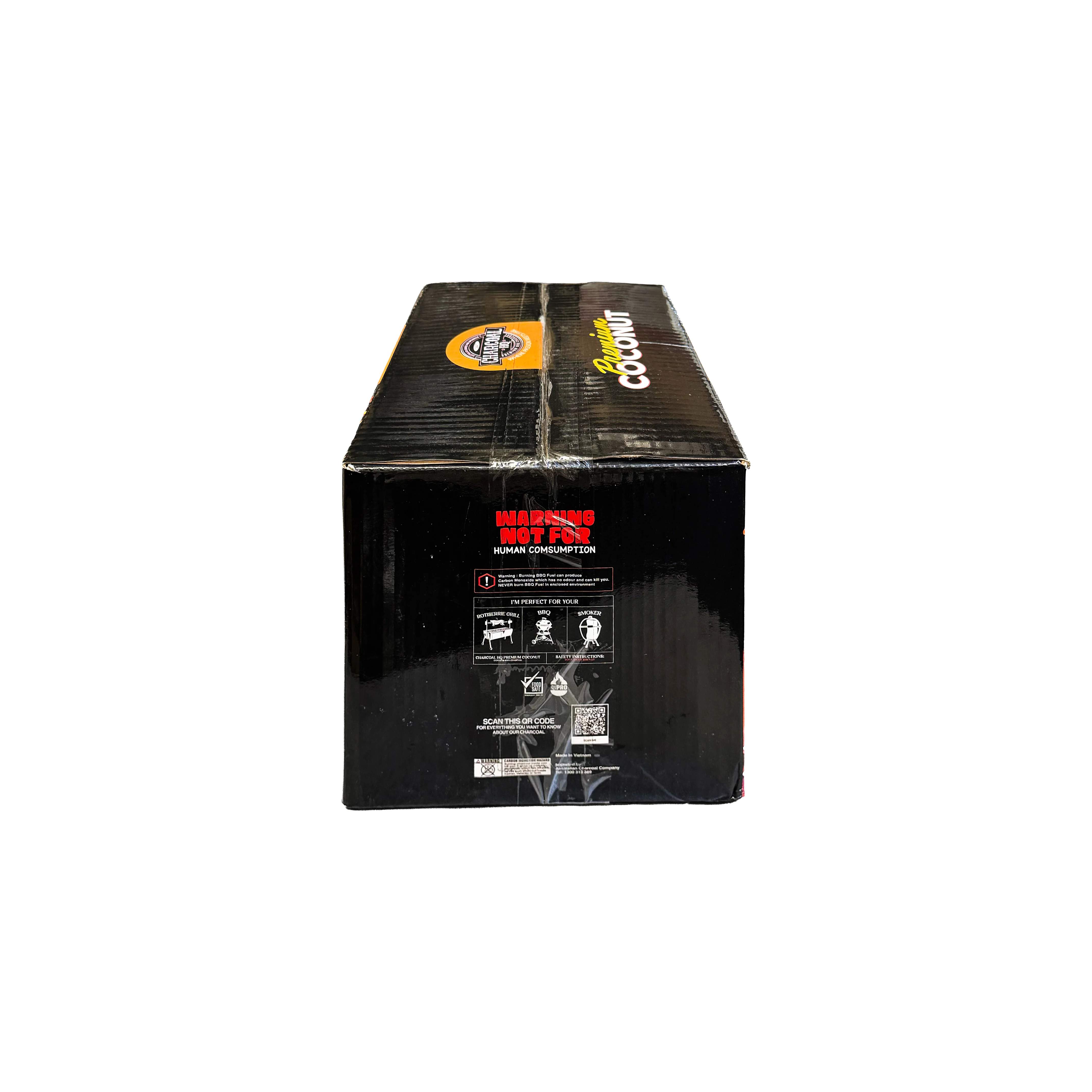 Charcoal HQ - Premium Coconut Shell Charcoal 5kg Box - Image 2