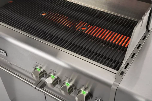 Crossray 4 Burner Trolley Barbecue - Image 4