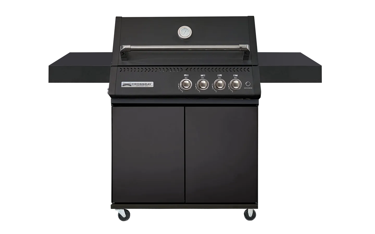 CROSSRAY Black XPlor Gas BBQ with Trolley