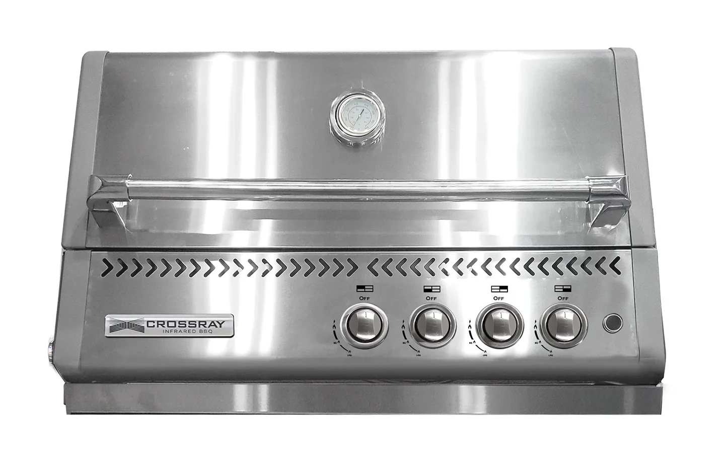 Crossray XPlor 4 Burner Gas Inbuilt BBQ