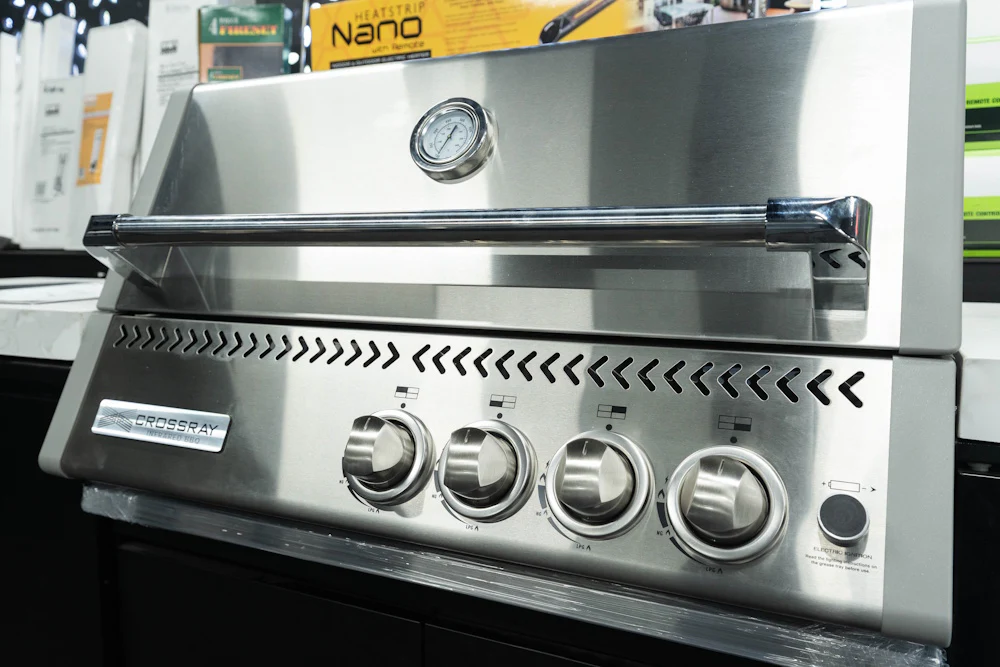 Crossray XPlor 4 Burner Gas Inbuilt BBQ - Image 2