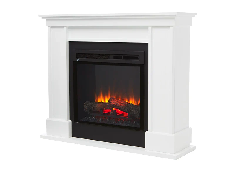 Dimplex 1.5kW Liberty Mantle with LED Firebox in White Finish - Image 2