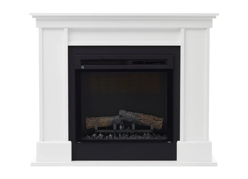 Dimplex 1.5kW Liberty Mantle with LED Firebox in White Finish - Image 3