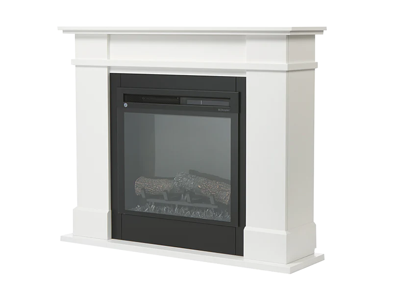 Dimplex 1.5kW Rail White Mantle with LED Firebox - Image 3