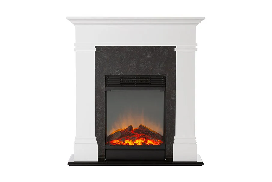 Dimplex 1.5kW Taylor Mini Suite with LED Firebox and White Finish - Image 2