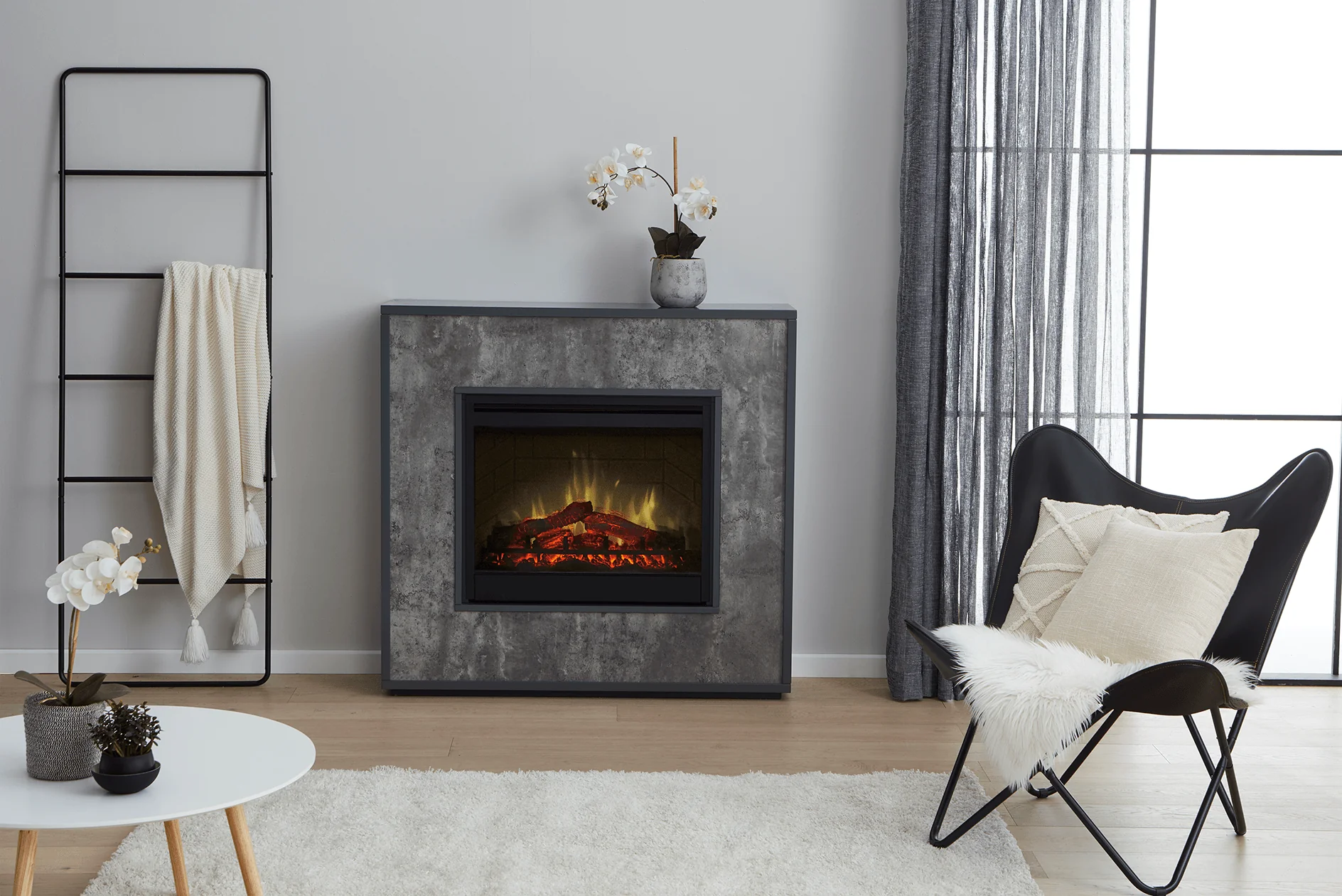 Dimplex 2kW Atlantic Mantle with 26 LED Firebox - Image 3