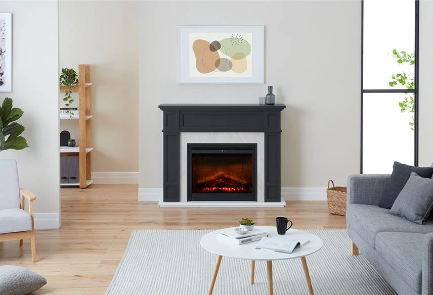 Dimplex 2kW Eltham Mantle with LED Firebox - Image 3