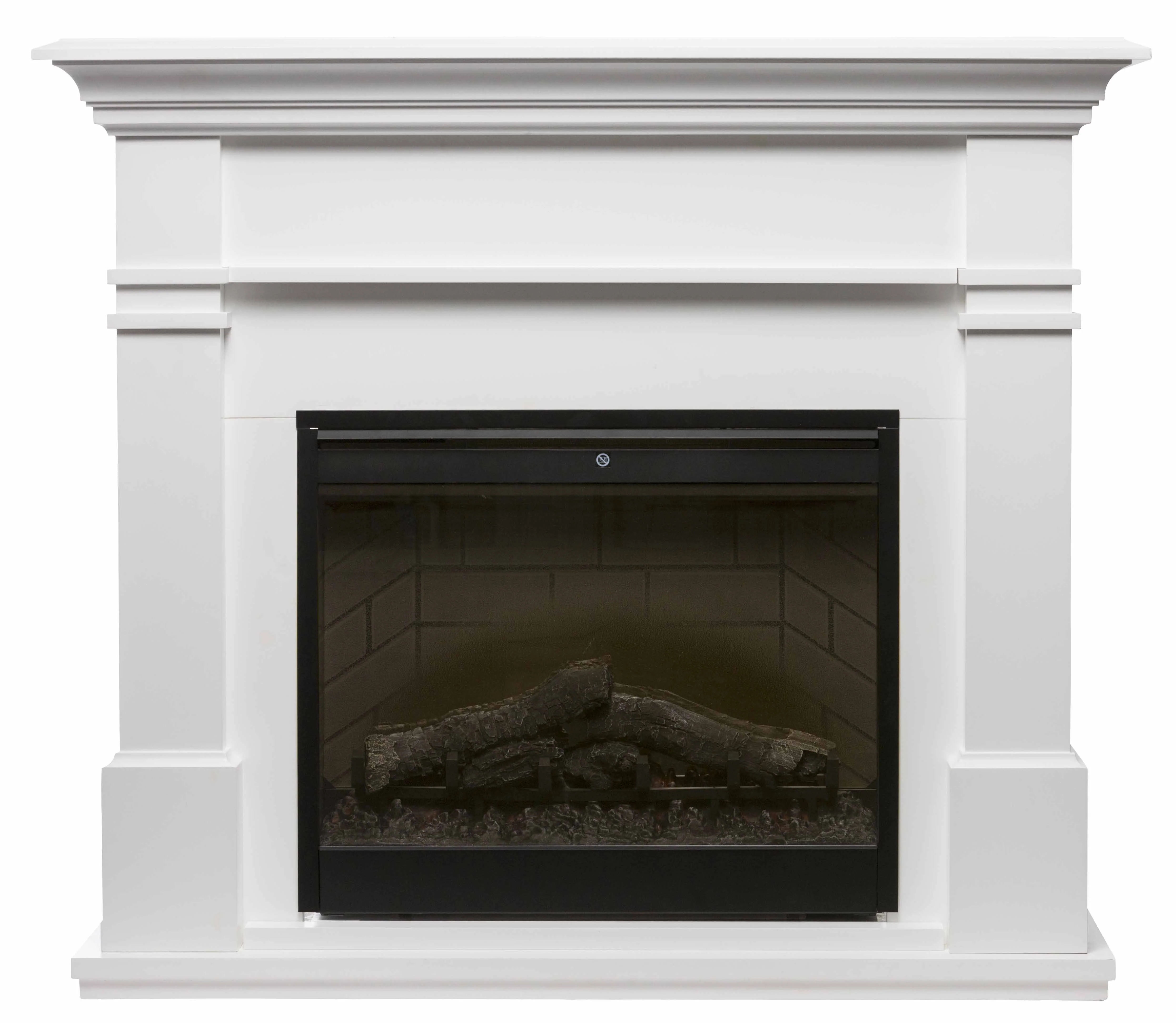 Dimplex Kenton 2kw White Mantle with LED Firebox - Image 2