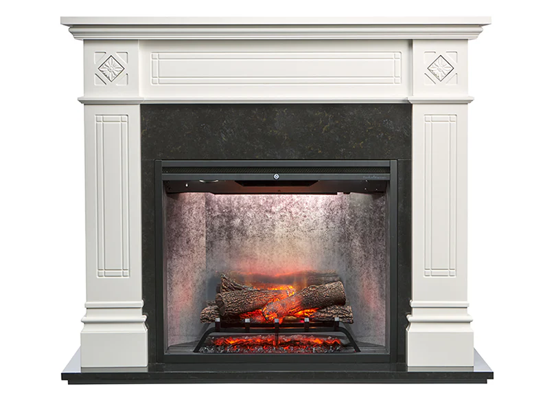 Dimplex 2kW Osbourne Mantle with 30 Revillusion Firebox and Concrete Finish - Image 5