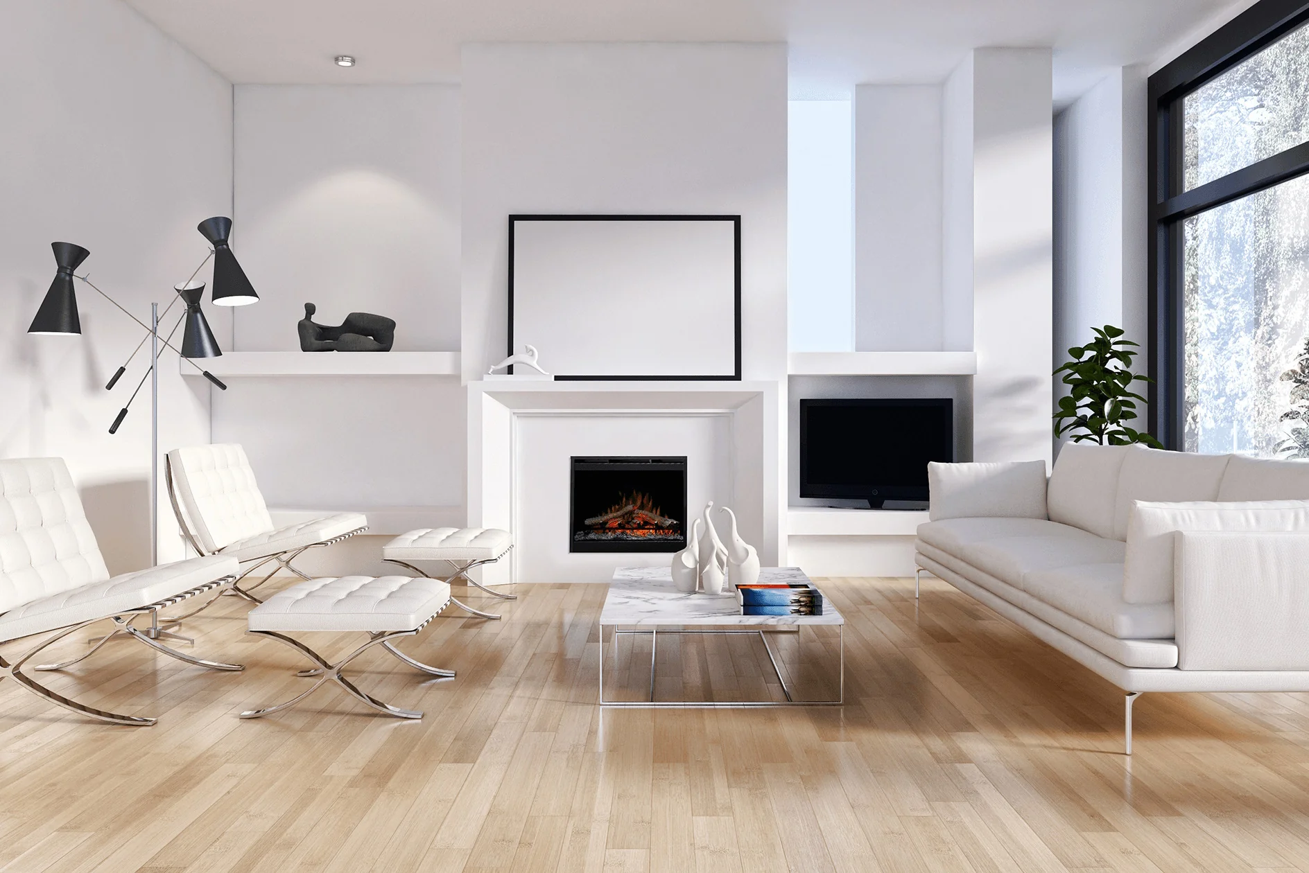 Dimplex 26 Inch Optiflame LED Electric Firebox - Image 3