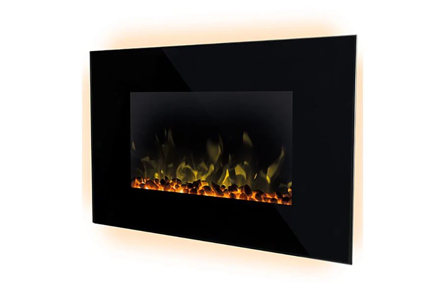 Dimplex Toluca Deluxe 2kW Optiflame LED Wall-Mounted Electric Fire