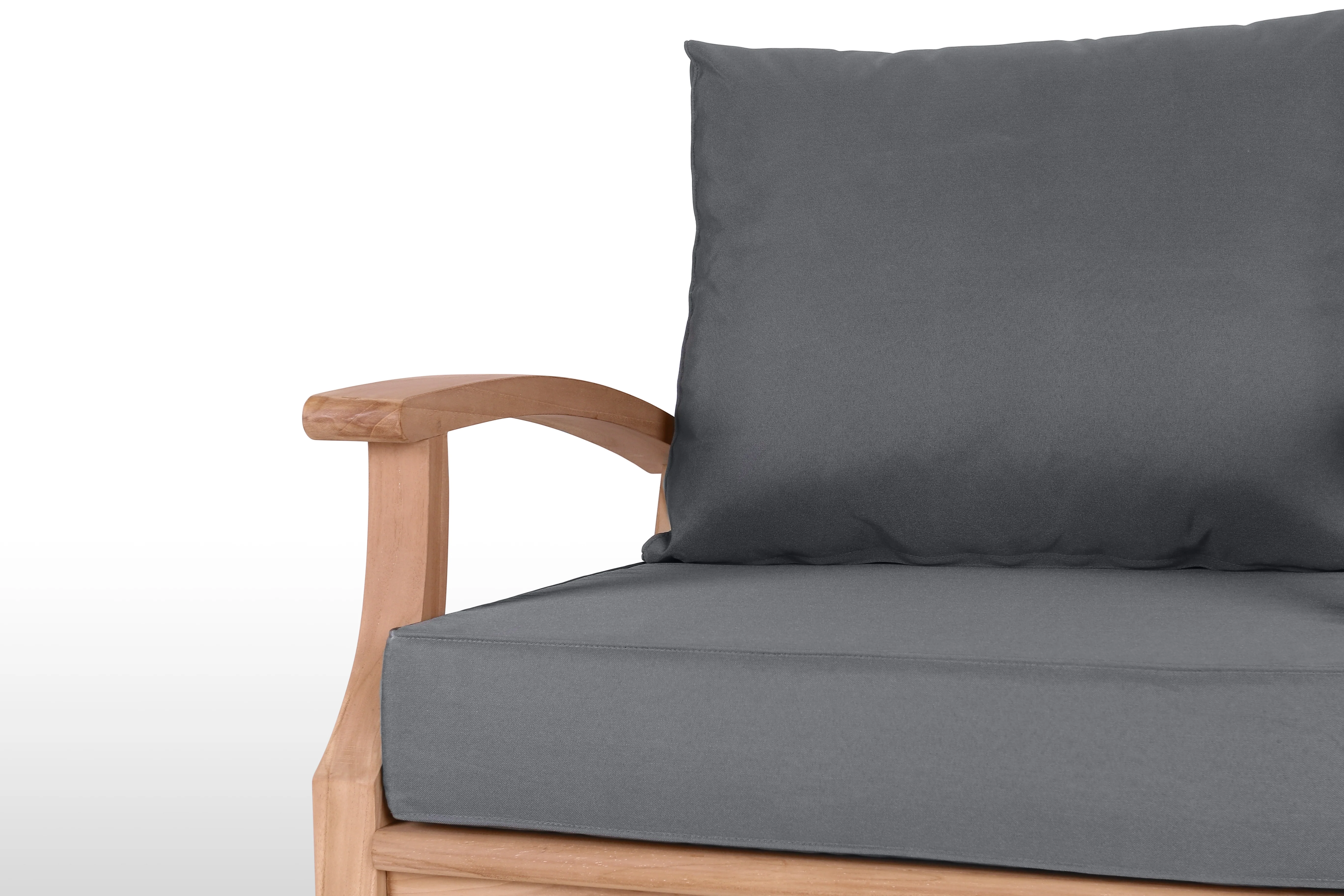 East India Lombok Two Seater Sofa with Cushions - Image 3