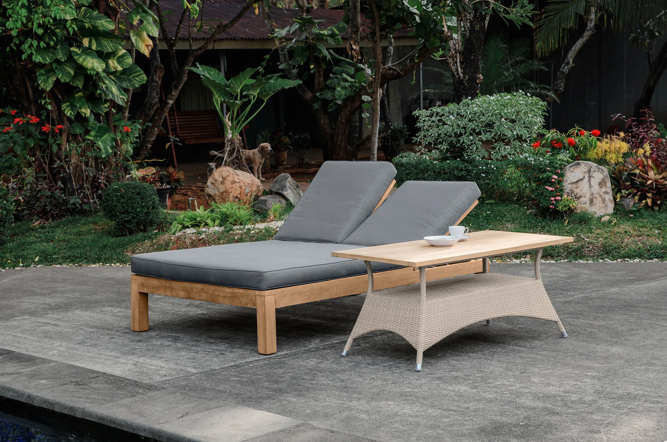 East India Solomon Double Sunbed - Image 5