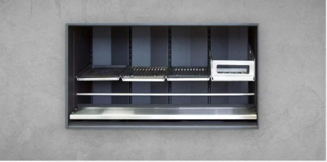 Clearance Sale - Escea EK1550 Outdoor Wood Fireplace Kitchen with Pizza Oven and Accessories - Image 3