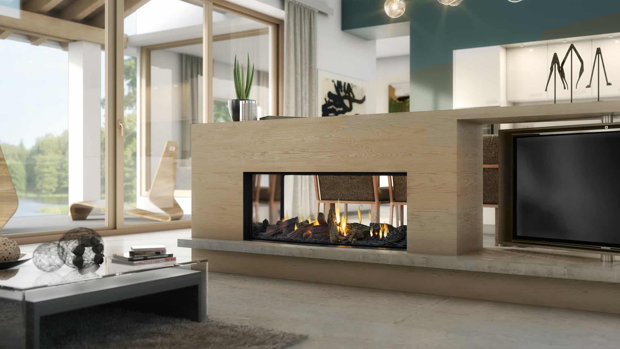 Escea DS1150 Double Sided Gas Fireplace - Image 2