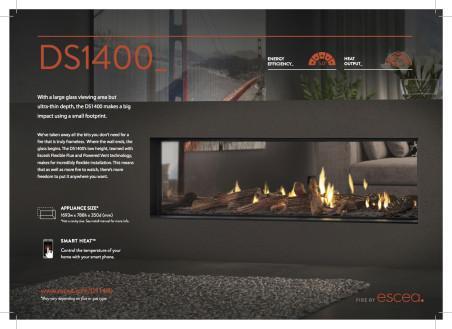 Escea DS1150 Double Sided Gas Fireplace - Image 5