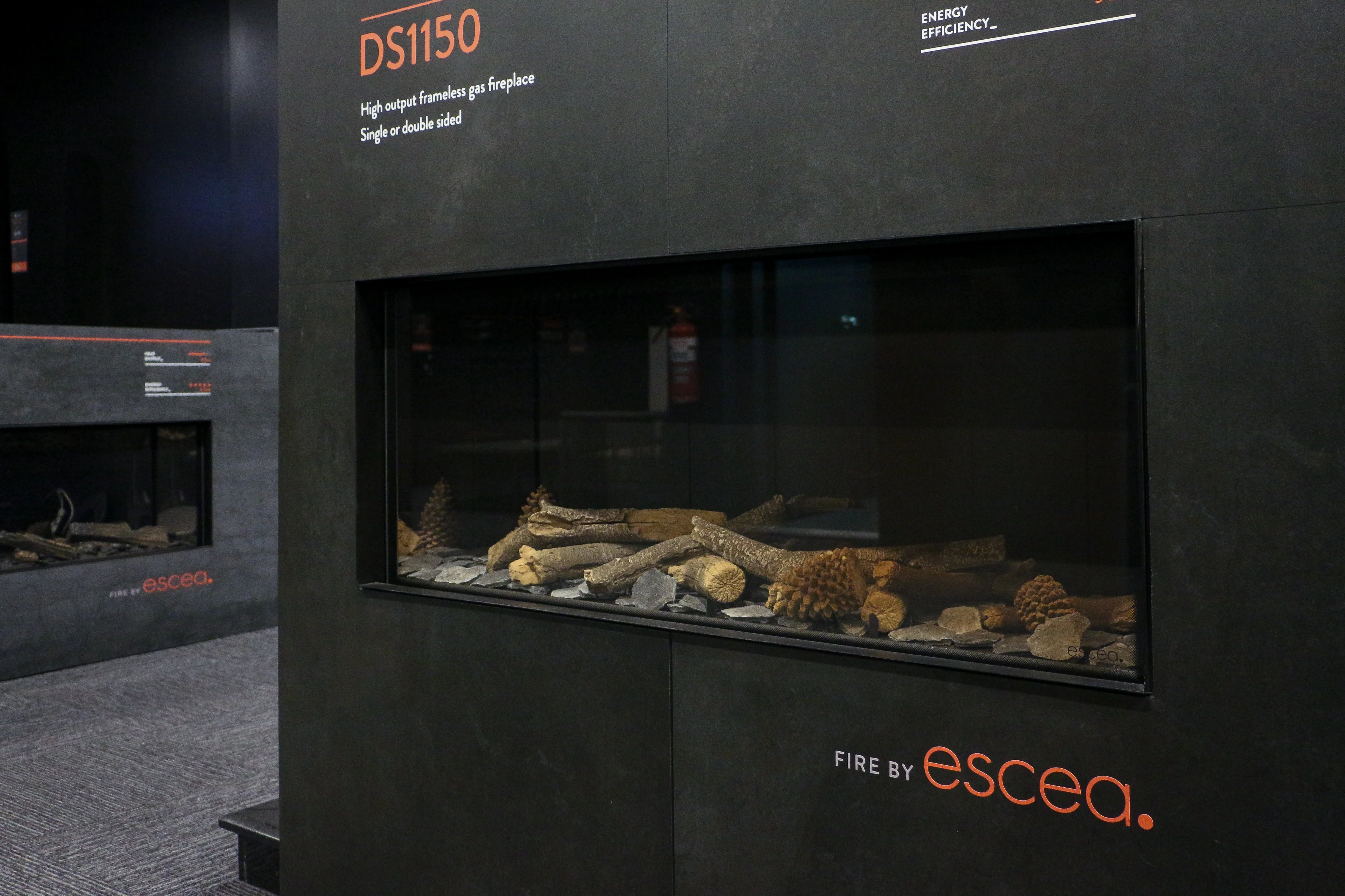 Escea DS1150 Single Sided Gas Fireplace - Image 2