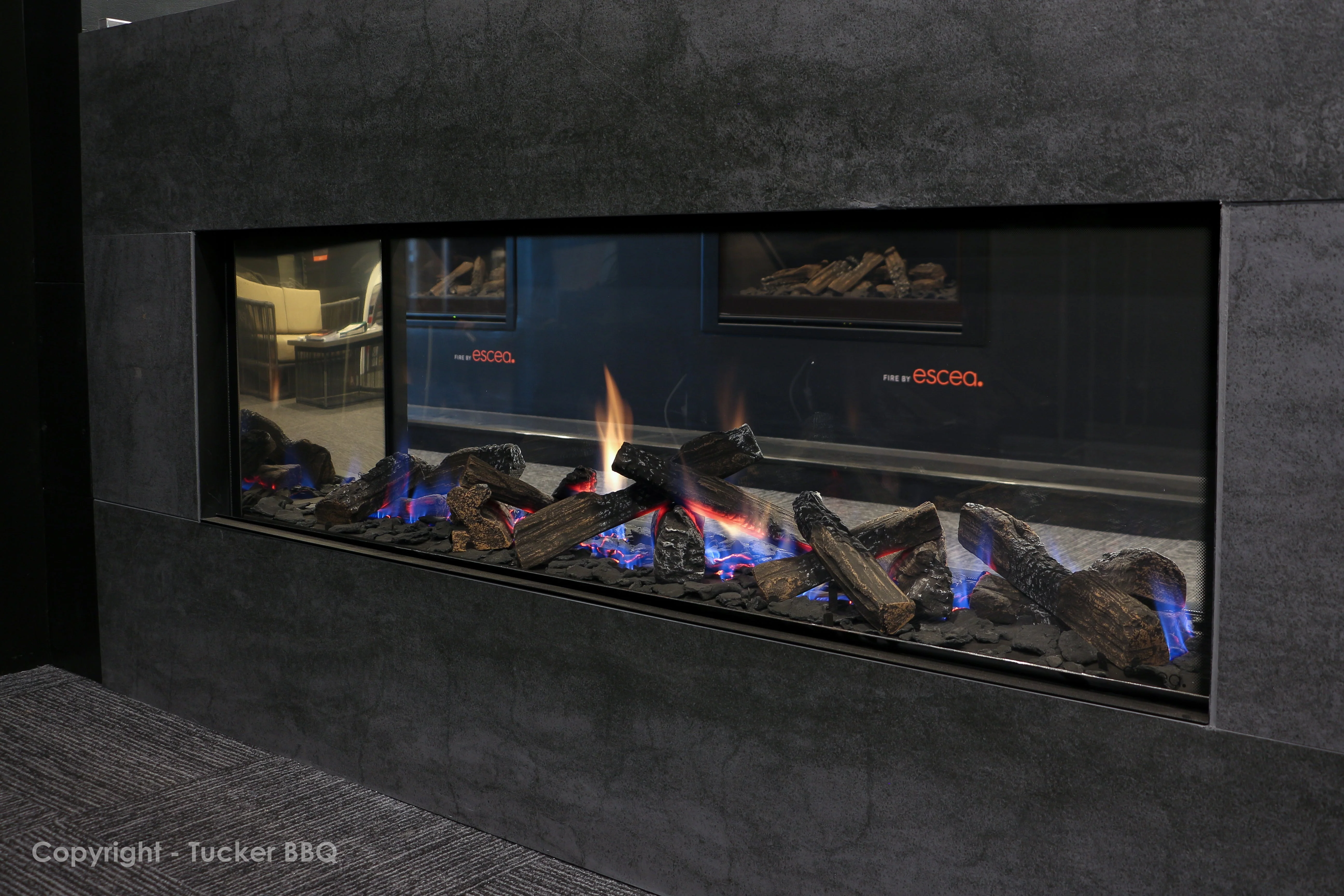 Escea DS1400 Double Sided Gas Fireplace - Image 4