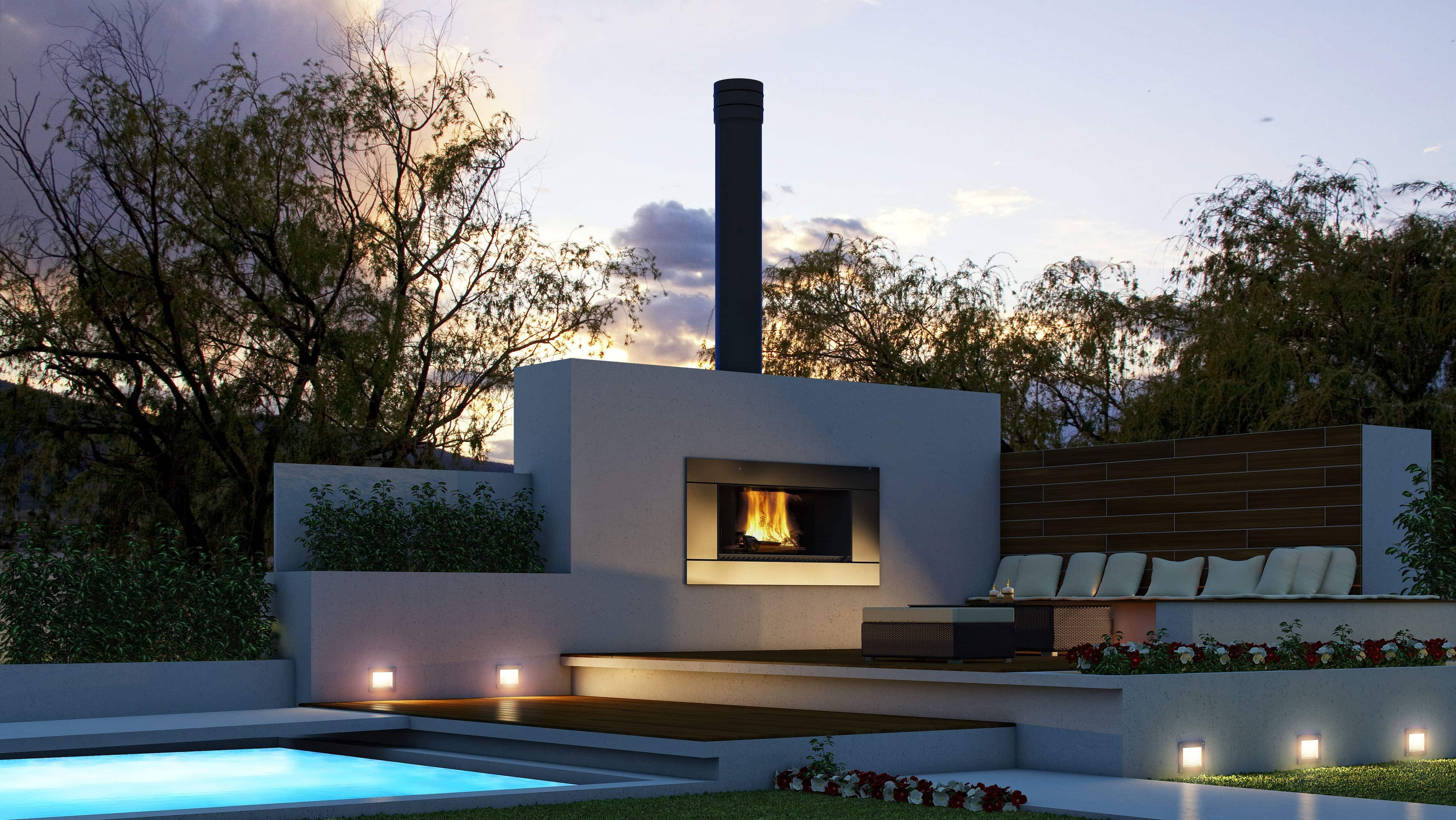 Escea EW5000 Outdoor Wood Fire - Image 6