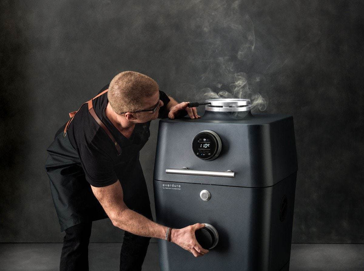 Everdure by Heston Blumenthal 4K Electric Ignition Charcoal BBQ Oven (Black) - Image 5