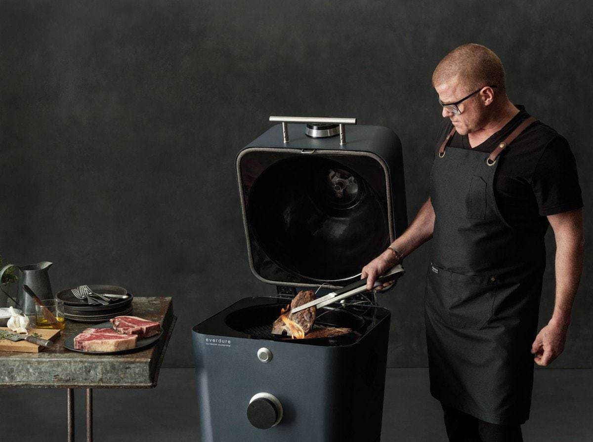 Everdure by Heston Blumenthal 4K Electric Ignition Charcoal BBQ Oven (Black) - Image 8