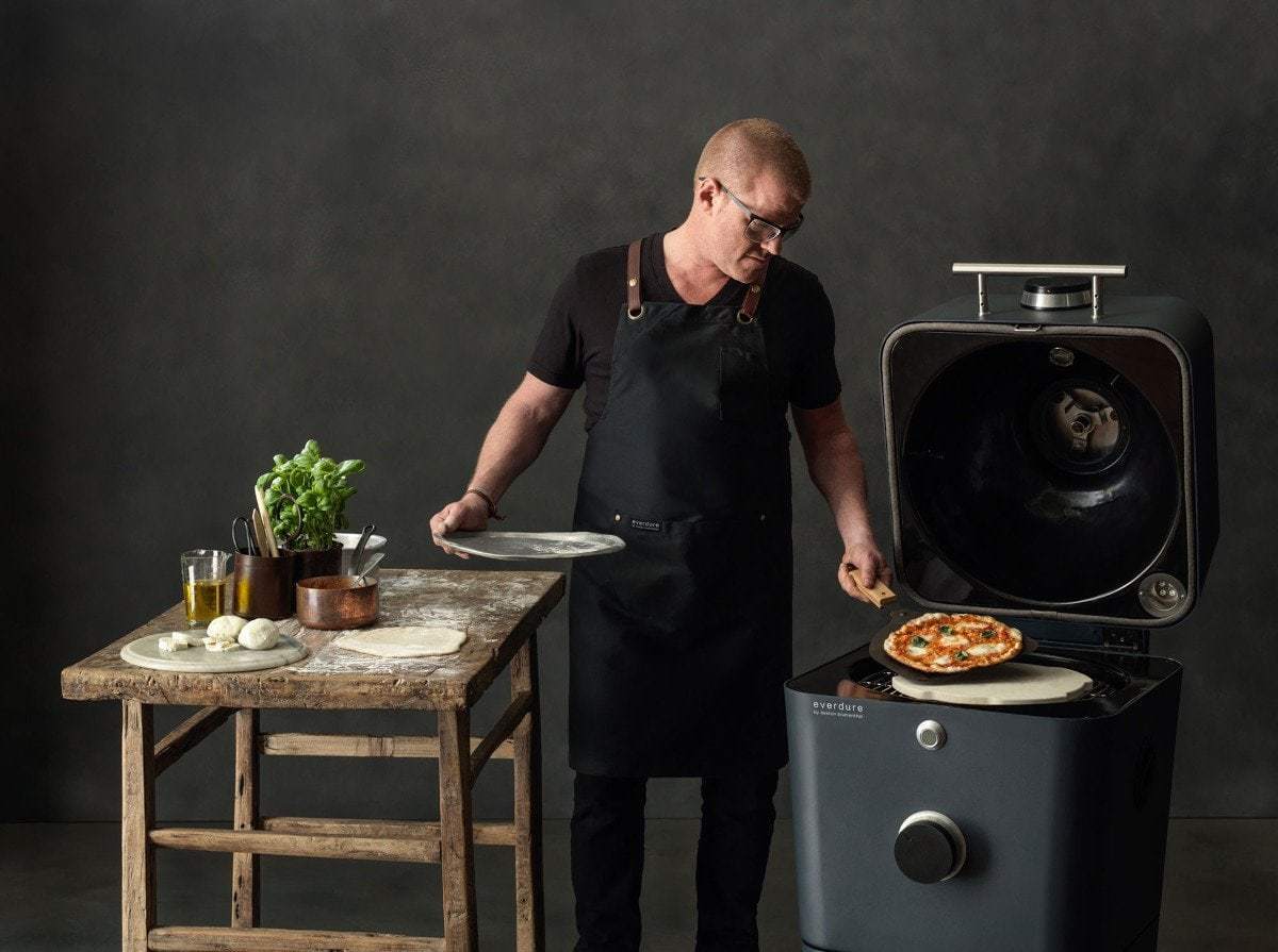 Everdure by Heston Blumenthal 4K Electric Ignition Charcoal BBQ Oven (Stone) - Image 9