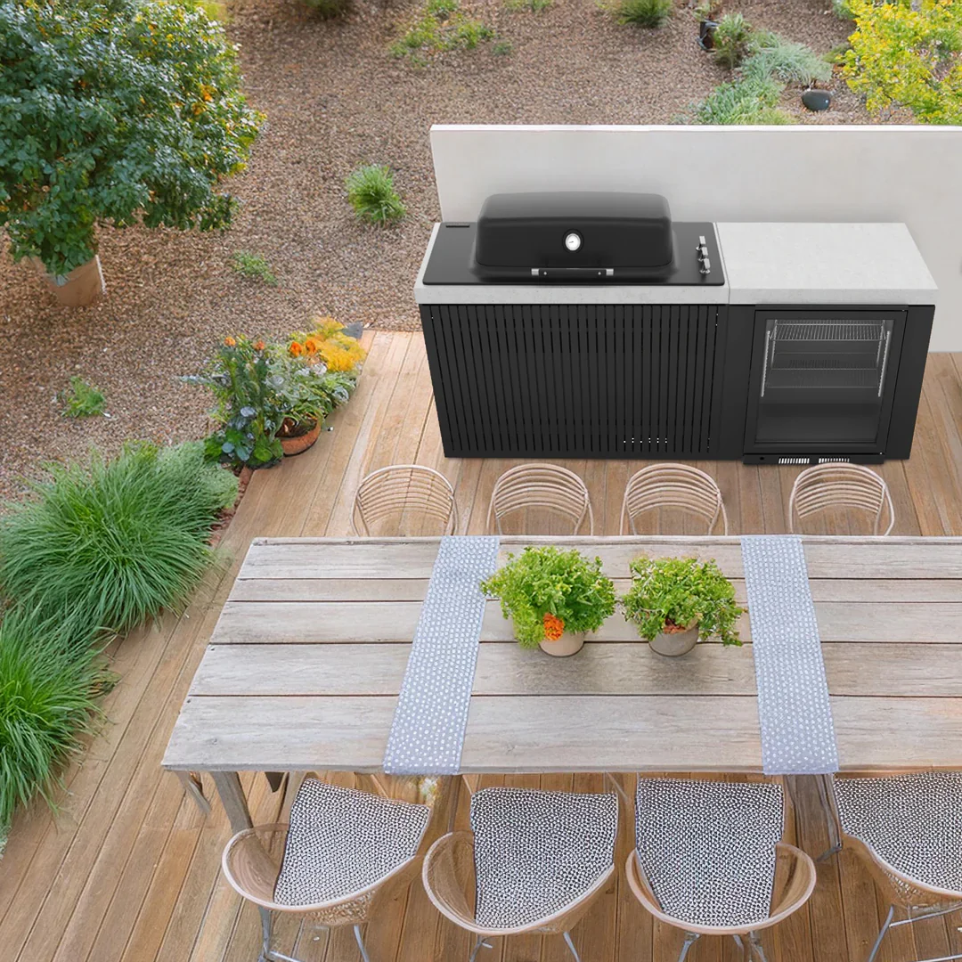 Everdure Furnace Built In BBQ - Black - Image 7